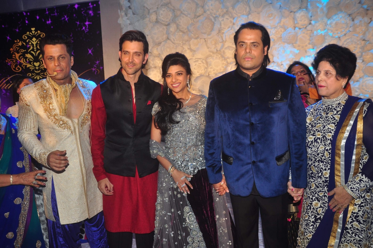 Hrithik Roshan with Uday Singh and Shirin Hrithik Roshan