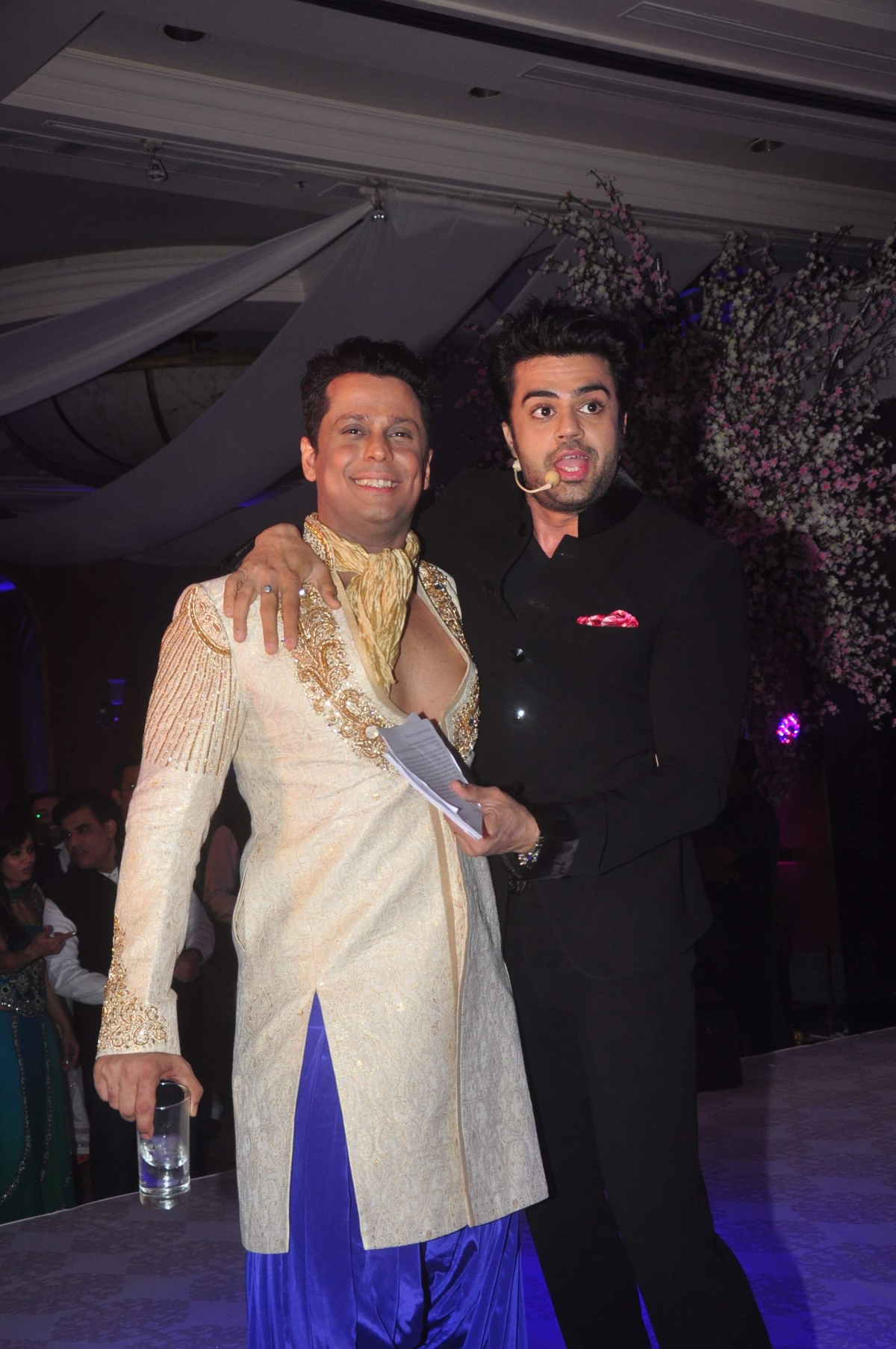 Vikram Singh and Manish Paul Vikram Singh and Manish Paul