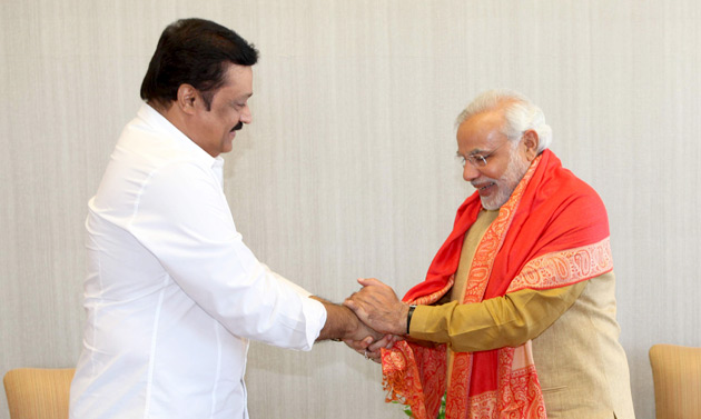 Suresh Gopi meeting Narendra Modi