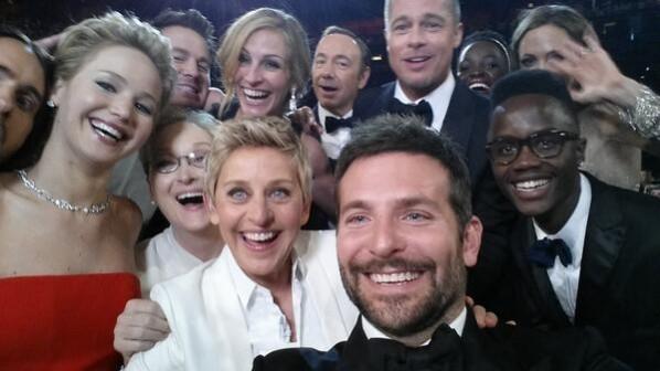 Ellen DeGeneres' Oscar Selfie went viral Ellen's Oscar Selfie went viral and it broke twitter record