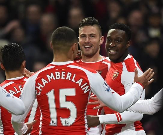 Arsenal are will be hoping to beat Liverpool and improve their position in the Premier League Arsenal