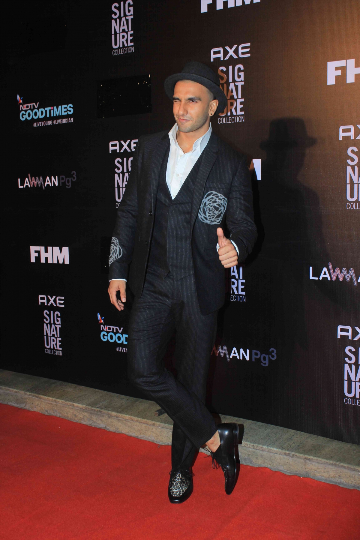 Ranveer Singh at FHM Bachelor of 2014 award function Ranveer