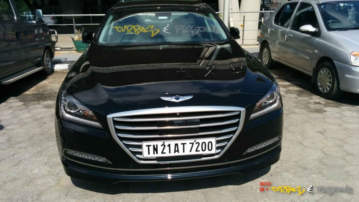 Hyundai Genesis Coming to India? Spotted in Chennai