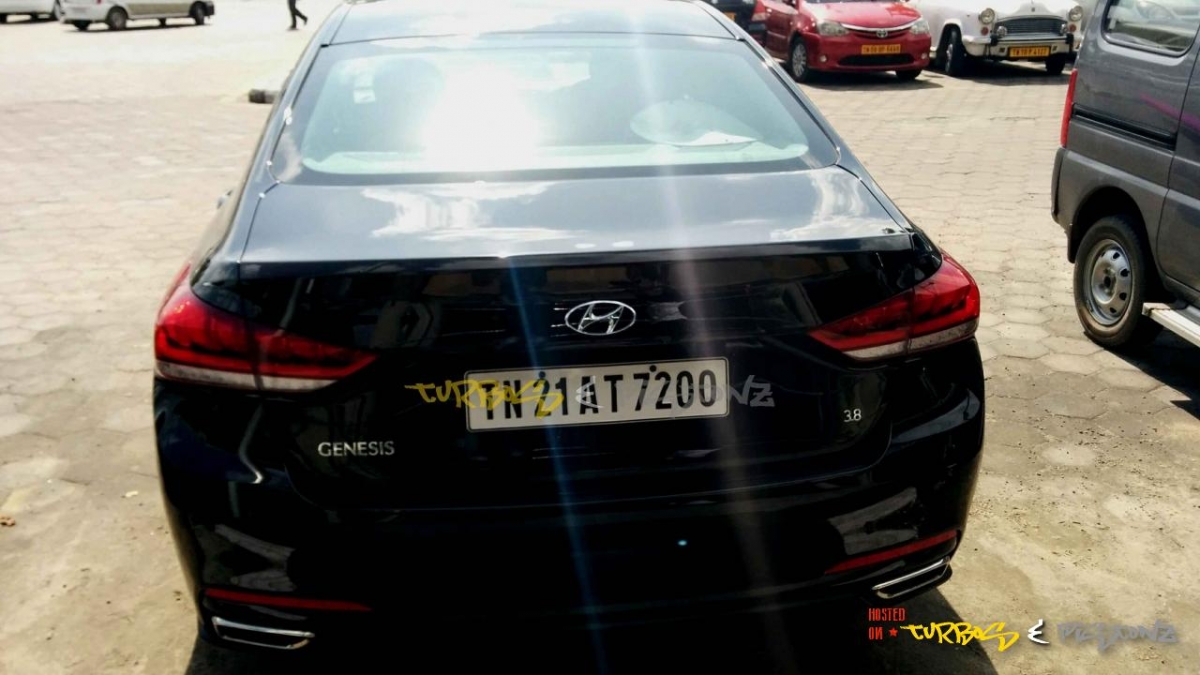Hyundai Genesis Coming to India? Spotted in Chennai