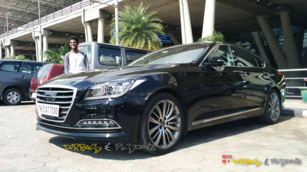 Hyundai Genesis Coming to India? Spotted in Chennai