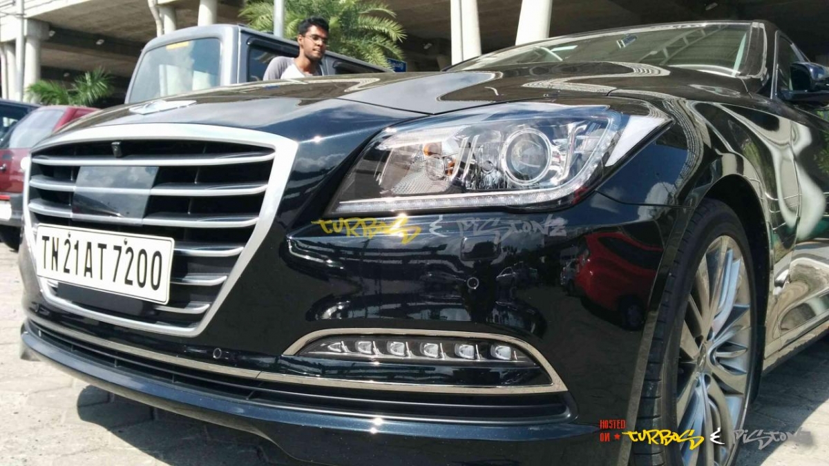 Hyundai Genesis Coming to India? Spotted in Chennai