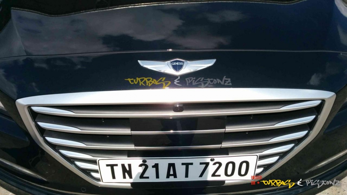 Hyundai Genesis Coming to India? Spotted in Chennai