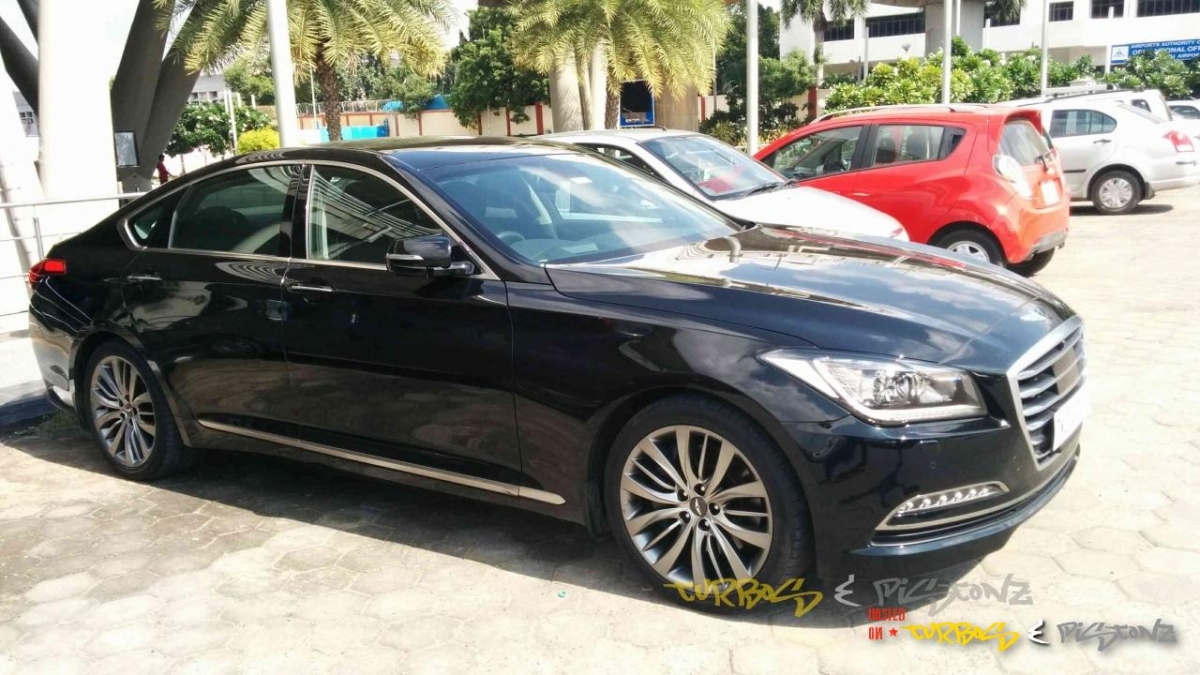 Hyundai Genesis Coming to India? Spotted in Chennai