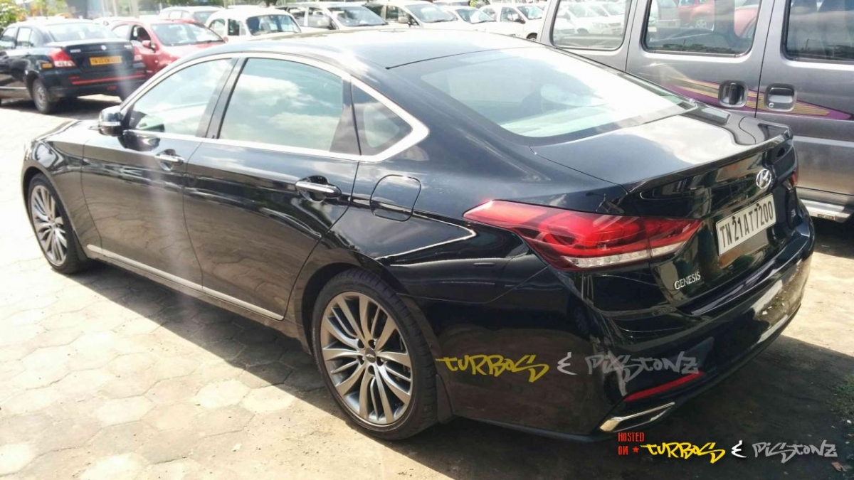 Hyundai Genesis Coming to India? Spotted in Chennai