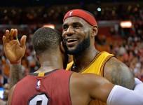 LeBron James Cleveland Cavaliers Dwyane Wade Miami Heat