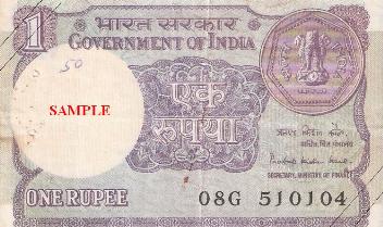 1 Indian Rupee