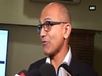 microsoft-ceo-satya-nadella-discusses-about-digital-india-concept-with-pm-modi