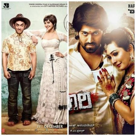 A collage of Aamir Khan Starrer Gets a Competition from 'Mr & Mrs Ramachari'