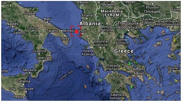 An Italian ferry carrying over 400 passengers has caught fire.