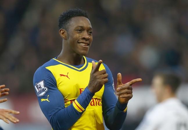 Danny Welbeck scored the winner for Arsenal in their English Premier League game against West Ham Danny Welbeck Arsenal