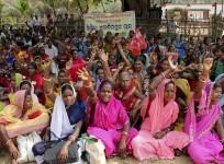 Rural India protesting against land acquisitions