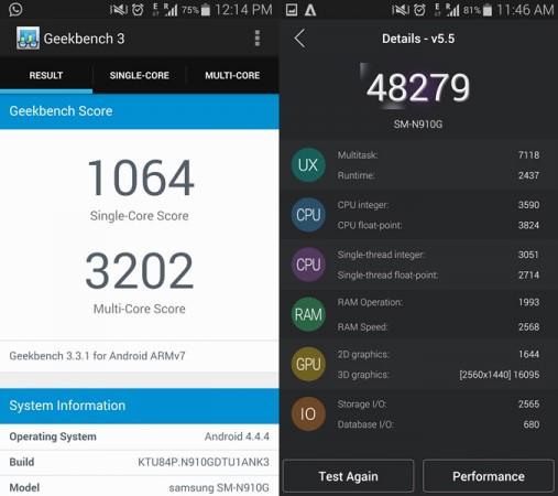 Samsung Galaxy Note 4 Benchmark Samsung Galaxy Note 4 Benchmark