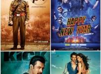 PK, Happy New Year, Kick, Bang Bang