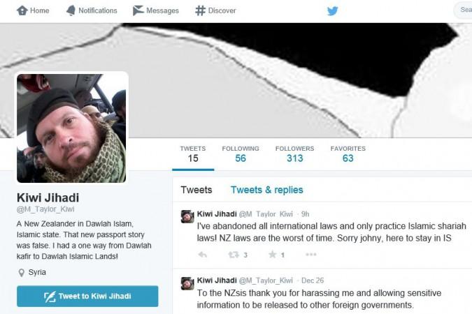 An New Zealander ISIS Jihadist in Syria, Mark Taylor, revealed his exact locations via geo-tagged tweets An New Zealander ISIS Jihadist in Syria, Mark Taylor, revealed his exact locations via geo-tagged tweets