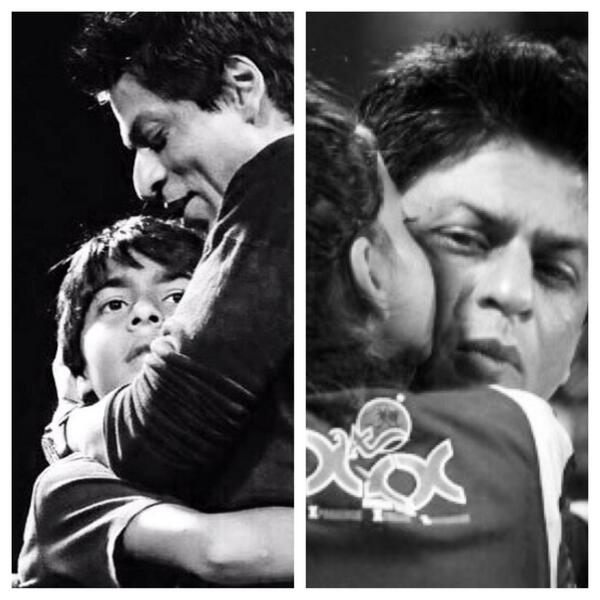 Shah Rukh Khan with Aryan, Suhana