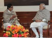 Amitabh Bachchan meets Narendra Modi