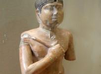Painted limestone statue of Neferefre