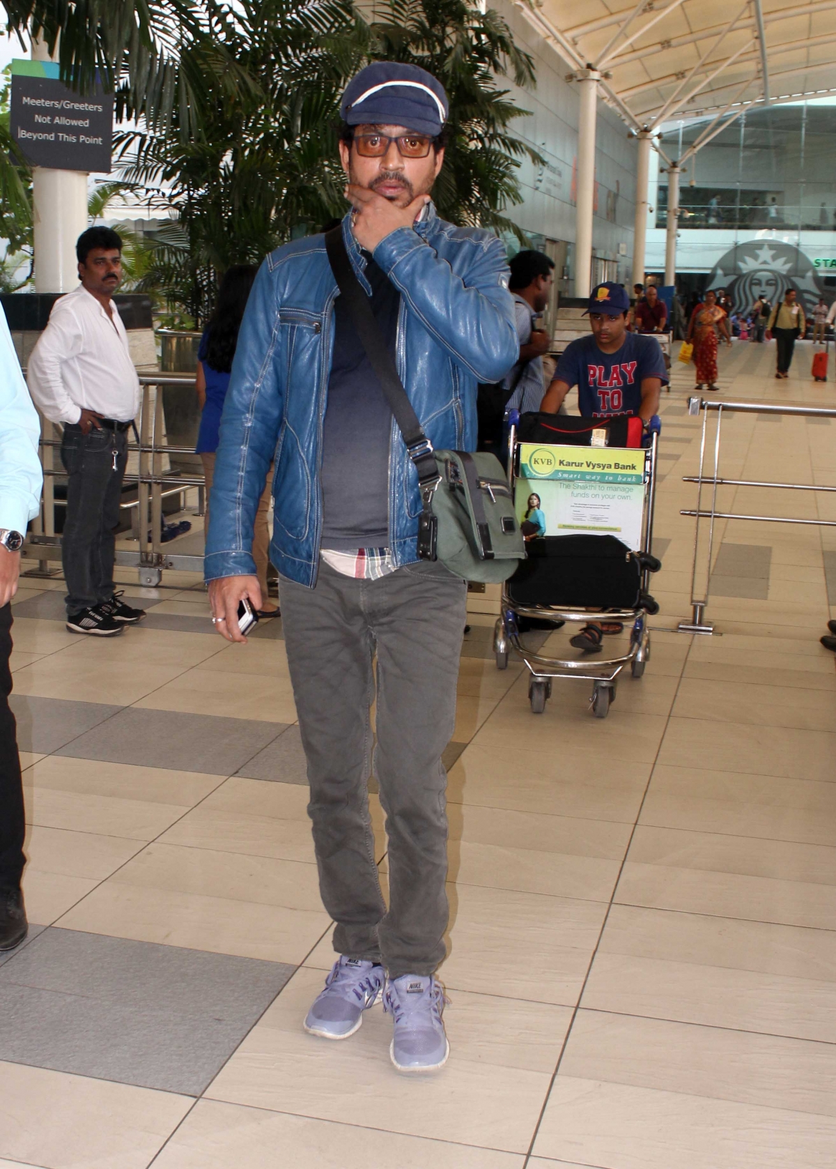 Irrfan Khan Celebs spotted at Mumbai Airport
