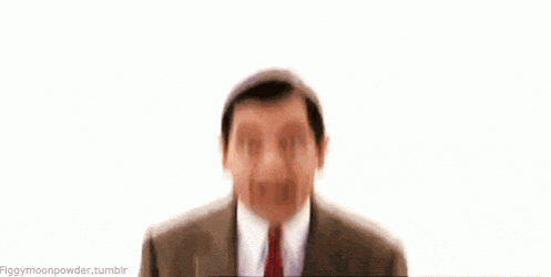 Mr Bean is happy to see you. Mr Bean funny gifs
