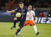 Marco Verratti PSG Joris Marveaux Montpellier