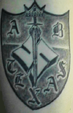 The sentence of the while supremacist gang members comes after a Houston-based Department of Justice probe. (Photo: a gang patch for the Aryan Brotherhood of Texas.) The sentence of the while supremacist gang members comes after a Houston-based Department of Justice probe. (Photo: a gang patch for the Aryan Brotherhood of Texas.)