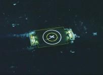 Falcon rocket landing in Atlantic Sea