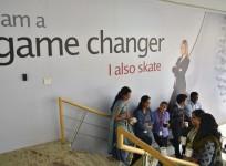 Employees at an IT firm in Bangalore