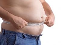 Man with huge belly