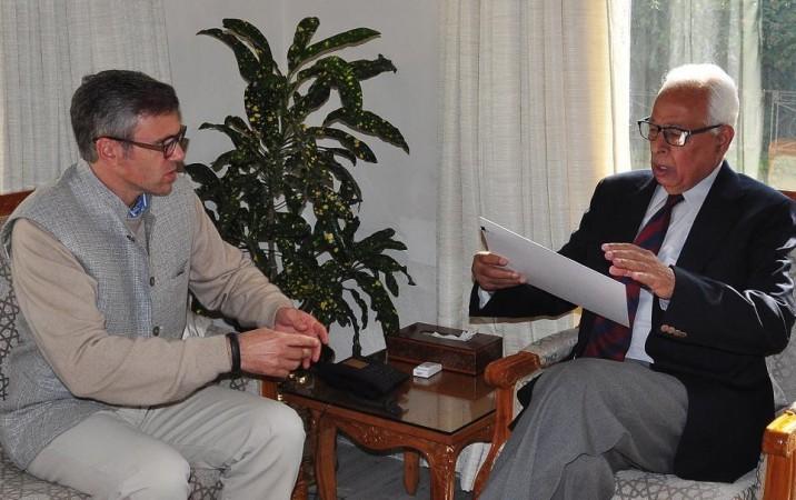 Omar Abdullah and NN Vohra