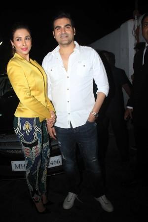 Arbaaz Khan and Malaika Arora Khan during "Dolly Ki Doli" music launch