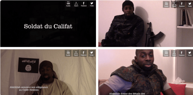 Amedy Coulibaly,the Jewish supermarket attacker,who killed four hostages,before he was shot dead by police had uploaded a video online pledging allegiance to ISIS.