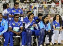 Sudeep with His Karnataka Bulldozers Team