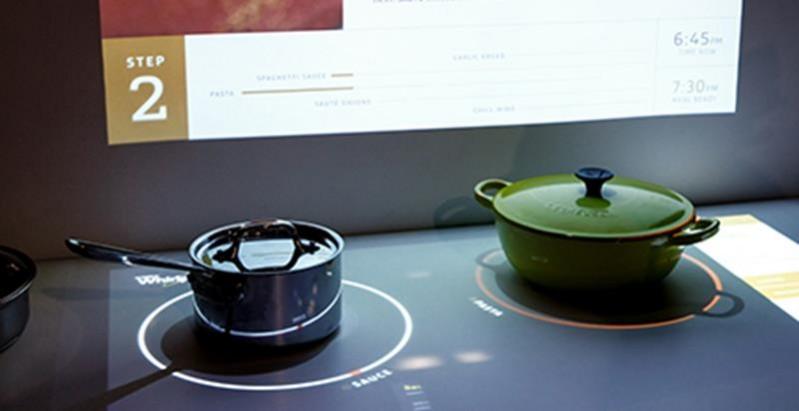Whirlpool showcased a concept kitchen at CES, 2015 Whirlpool showcased a concept kitchen at CES, 2015