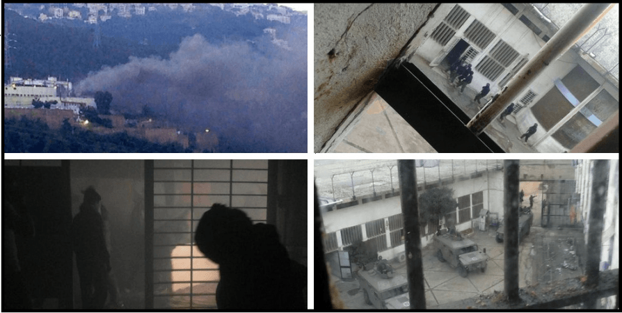 Images from the Roumieh prison show prisoners rioting,while security forces take up an operation to transfer Nusra and ISIS members from the notorious jail.
