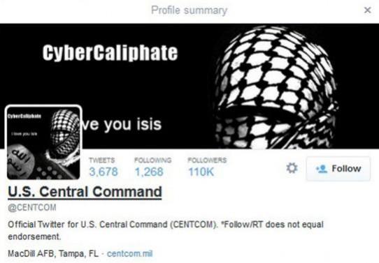 The Twitter and YouTube accounts of the US military Central Command were hacked on Monday by ISIS supporters. There are various indications that ISIS was not really behind the hacking experts are saying. The Twitter and YouTube accounts of the US military Central Command were hacked on Monday by ISIS supporters.