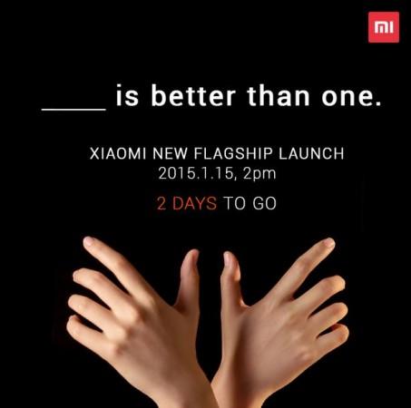 Xiaomi Hints Two Flagship Devices at 15 January Launch Event; Will Mi5, Redmi Note 2 Make Debut This Week? Xiaomi Hints Two Flagship Devices at 15 January Launch Event; Will Mi5, Redmi Note 2 Make Debut This Week?
