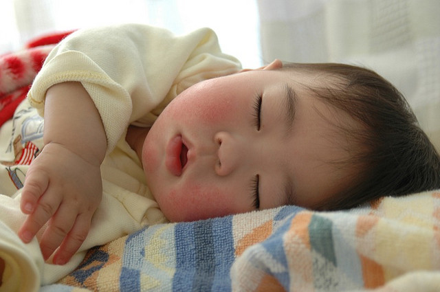 sleeping kid