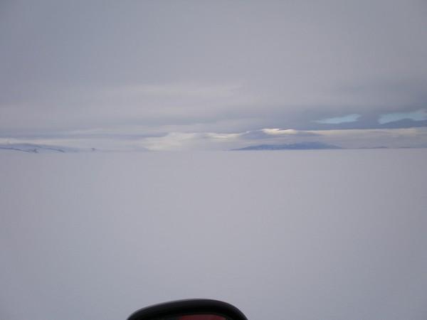 Ross ice shelf in Antarctica