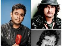AR Rahman, Sonu Nigam and Bickram Ghosh