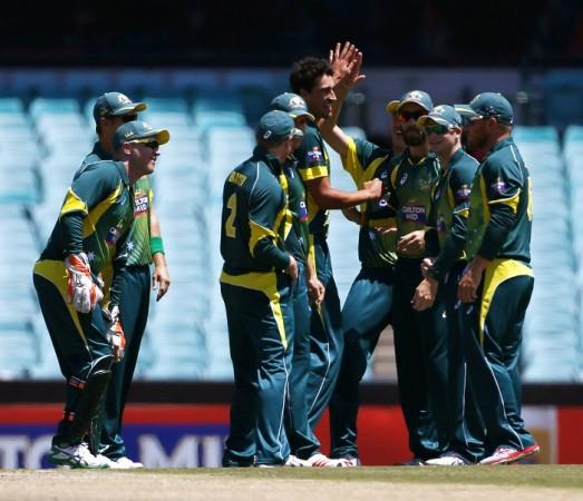 Australia fast bowler Mitchell Starc picked up two wickets off the first three balls of the match to dismantle the England top order Mitchell Starc Australia