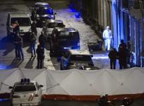 Belgian police inspect an apartment in central Verviers, a town between Liege and the German border, in east Belgium January 15, 2015. Belgian police killed two men who opened fire on them during one of about a dozen raids on Thursday against an Islamist