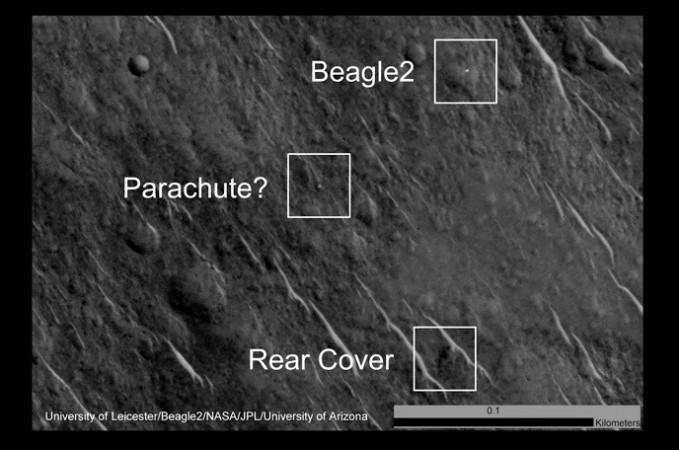 Beagle 2 was thought to be an unsuccessful British landing spacecraft that formed part of the European Space Agency's Mars Express mission. Beagle 2 was thought to be an unsuccessful British landing spacecraft that formed part of the European Space Agency's Mars Express mission.