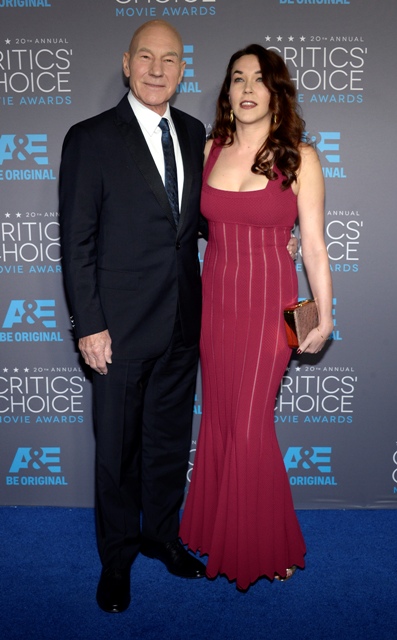 Patrick Stewart and his wife Sunny Ozell