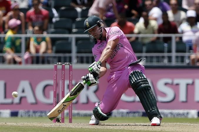 AB De Villiers in a punishing mood against the West Indies AB De Villiers South Africa