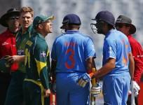 David Warner Australia Rohit Sharma India Suresh Raina James Faulner Kumar Dharmasena